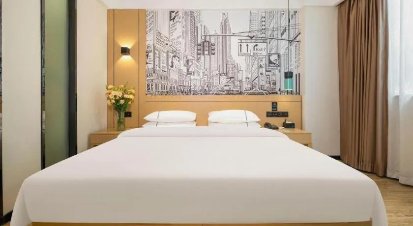 Bed in City Comfort Inn Nanning Jiangnan Wanda Plaza