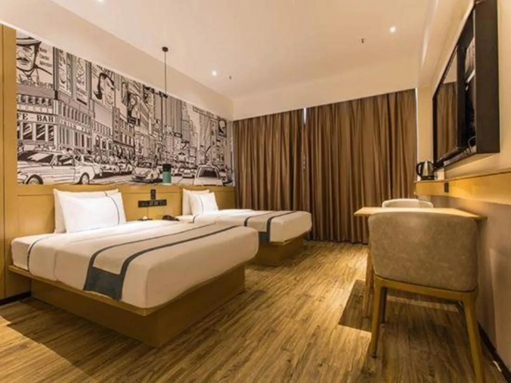 Bed in City Comfort Inn Nanning Jiangnan Wanda Plaza