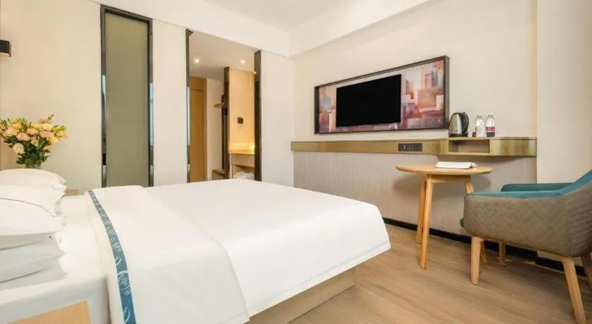 Bed in City Comfort Inn Nanning Jiangnan Wanda Plaza