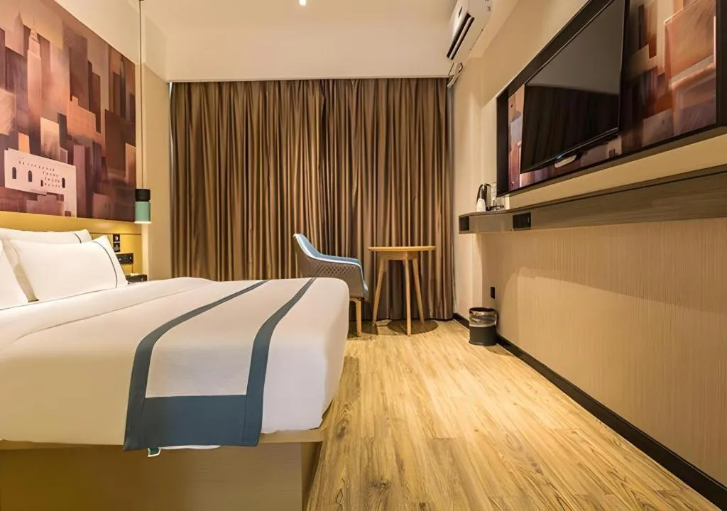 Bed in City Comfort Inn Nanning Jiangnan Wanda Plaza