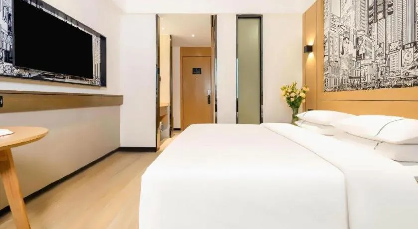 Bed in City Comfort Inn Nanning Jiangnan Wanda Plaza