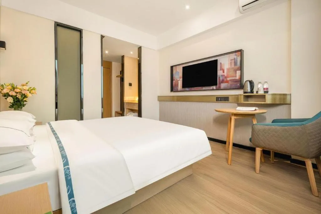 Bed in City Comfort Inn Nanning Jiangnan Wanda Plaza