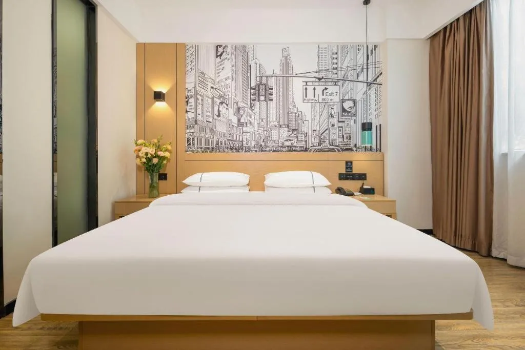 Bed in City Comfort Inn Nanning Jiangnan Wanda Plaza