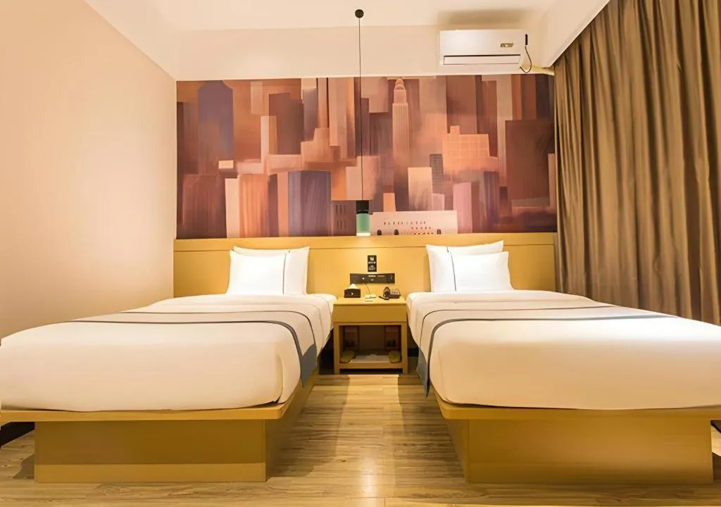 Bed in City Comfort Inn Nanning Jiangnan Wanda Plaza