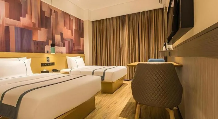 Bed in City Comfort Inn Nanning Jiangnan Wanda Plaza