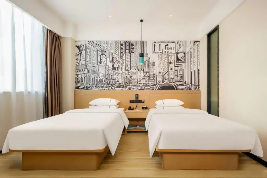 Bed in City Comfort Inn Nanning Jiangnan Wanda Plaza