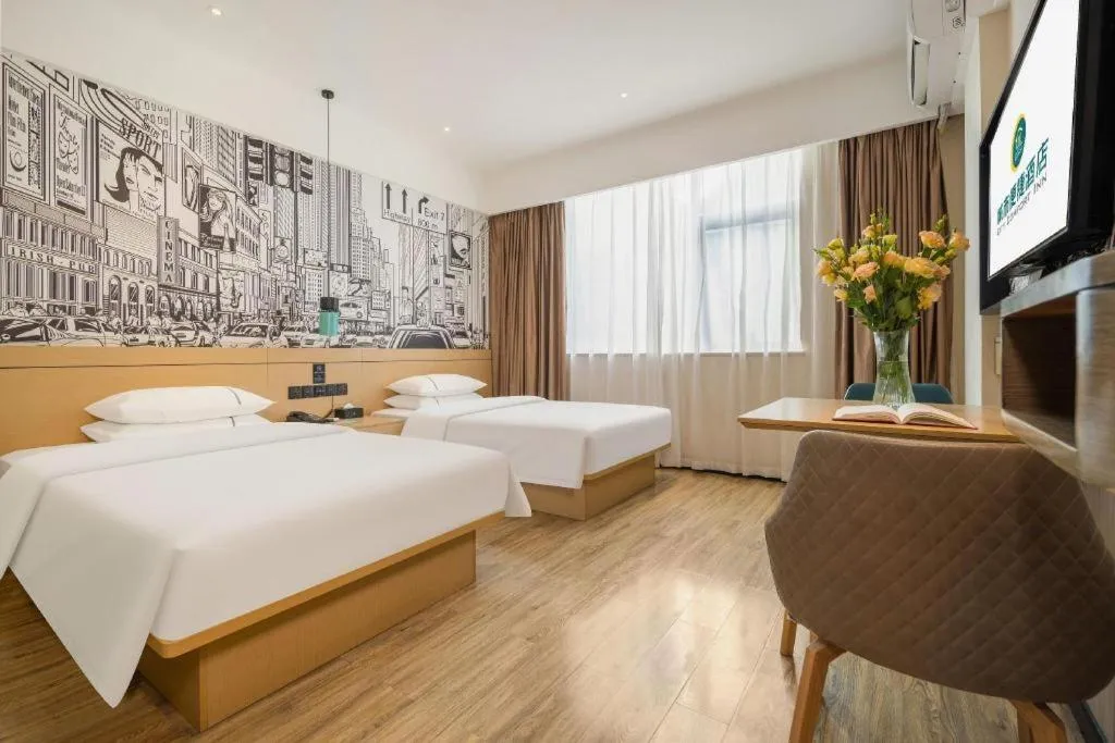 Bed in City Comfort Inn Nanning Jiangnan Wanda Plaza