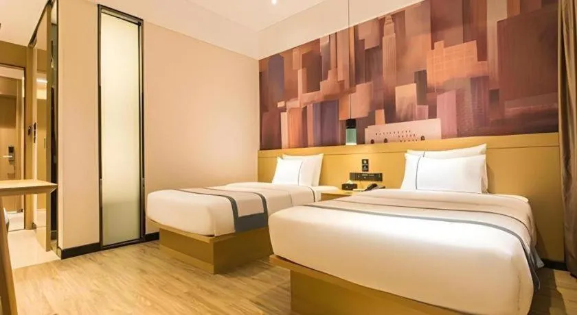 Bed in City Comfort Inn Nanning Jiangnan Wanda Plaza