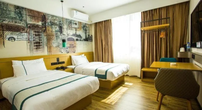 Bed in City Comfort Inn Shangri-La Dukezong Ancient Town