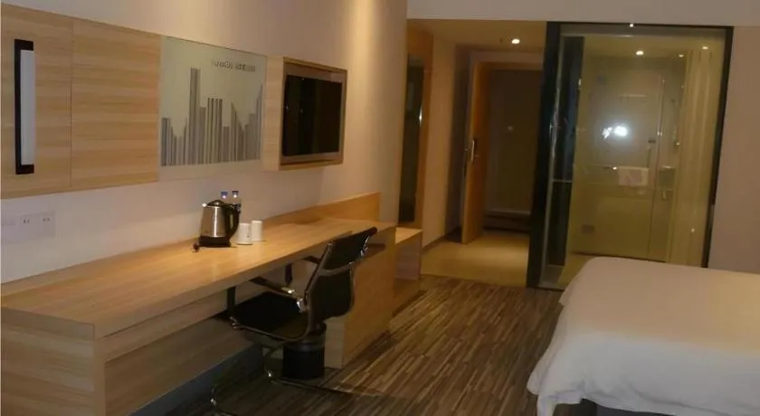 Bed in City Comfort Inn Jingmen Jingshan Passenger Station