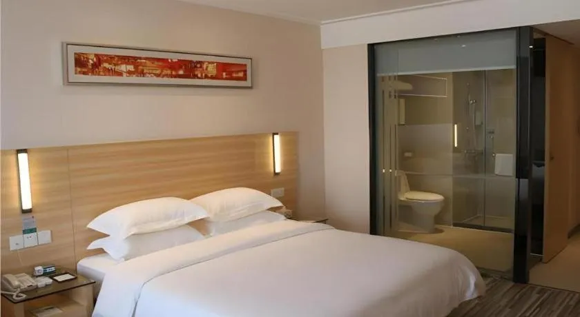 Bed in City Comfort Inn Jingmen Jingshan Passenger Station