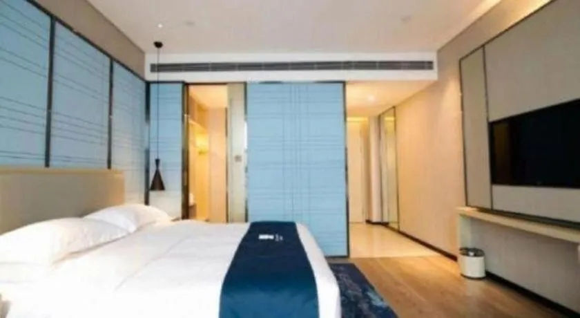 Bed in Echarm Hotel Changchun Jiutai District Government Railway Station