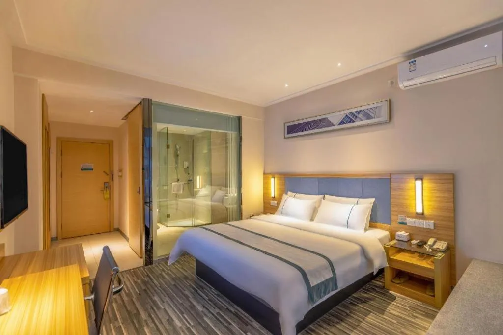 Bed in City Comfort Inn Dujiangyan Municipal Government