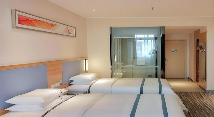 Bed in City Comfort Inn Dujiangyan Municipal Government