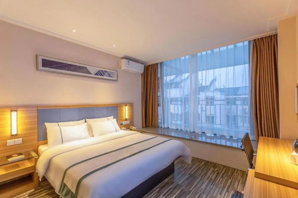 Bed in City Comfort Inn Dujiangyan Municipal Government