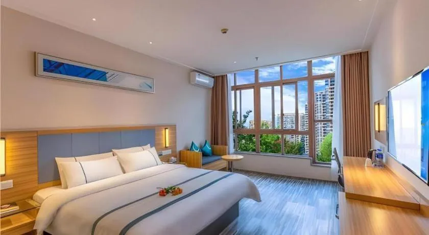 Bed in City Comfort Inn Dujiangyan Municipal Government