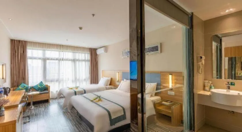 Bed in City Comfort Inn Dujiangyan Municipal Government