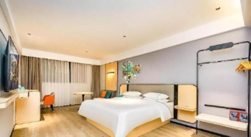 Bed in City Comfort Inn Dujiangyan Municipal Government