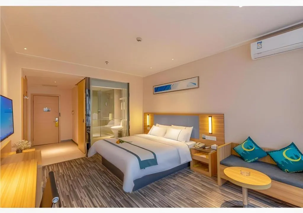 Bed in City Comfort Inn Dujiangyan Municipal Government