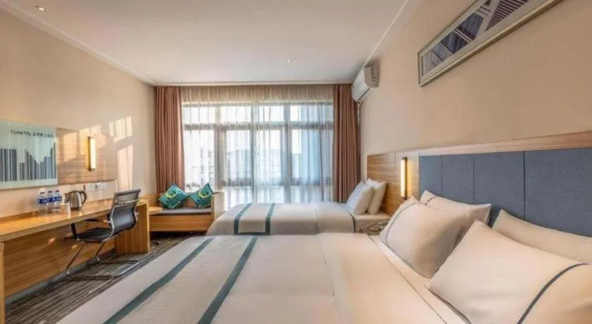 Bed in City Comfort Inn Dujiangyan Municipal Government