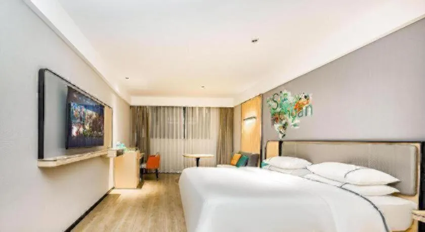 Bed in City Comfort Inn Dujiangyan Municipal Government