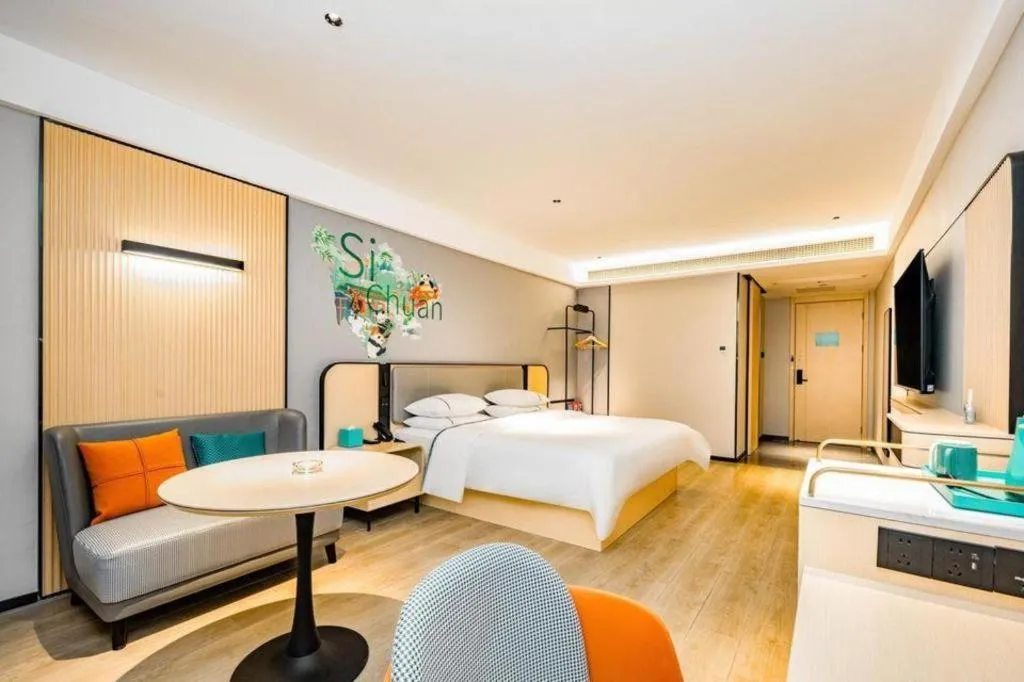 Bed in City Comfort Inn Dujiangyan Municipal Government