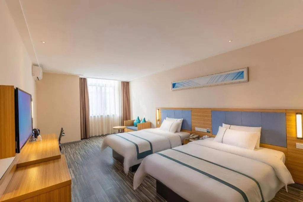 Bed in City Comfort Inn Dujiangyan Municipal Government