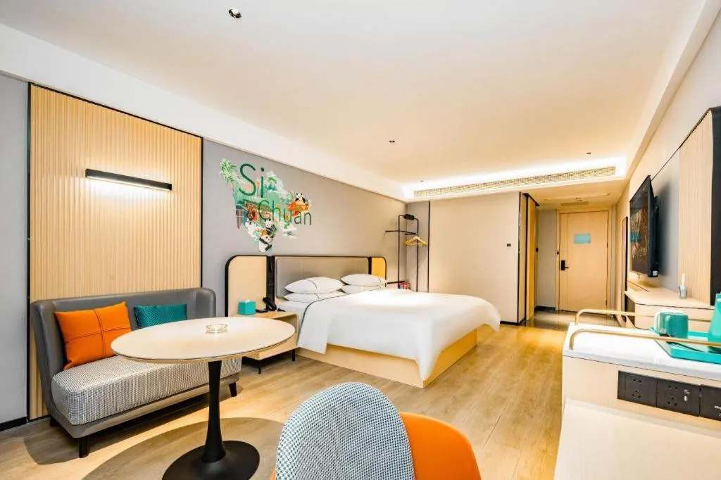 Bed in City Comfort Inn Dujiangyan Municipal Government