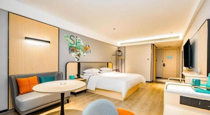 Bed in City Comfort Inn Dujiangyan Municipal Government