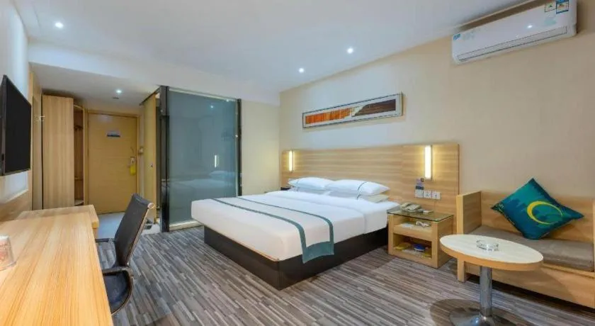 Bed in City Comfort Inn Suizhou Lieshan Avenue