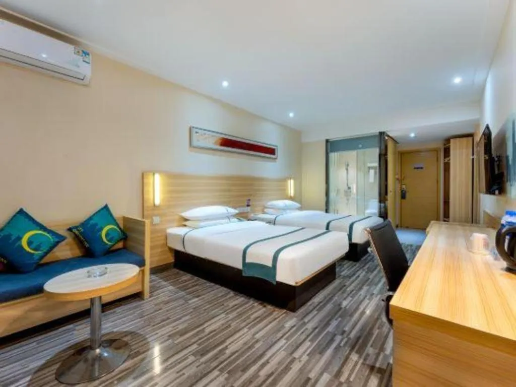 Bed in City Comfort Inn Suizhou Lieshan Avenue