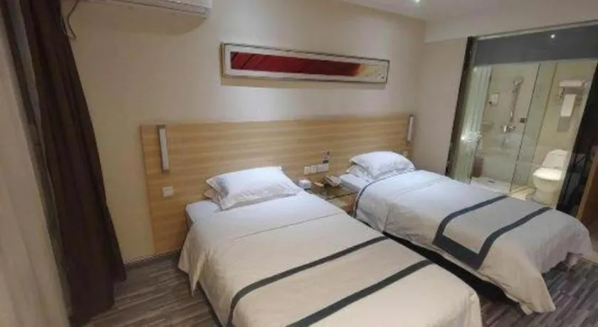 Bed in City Comfort Inn Suizhou Lieshan Avenue