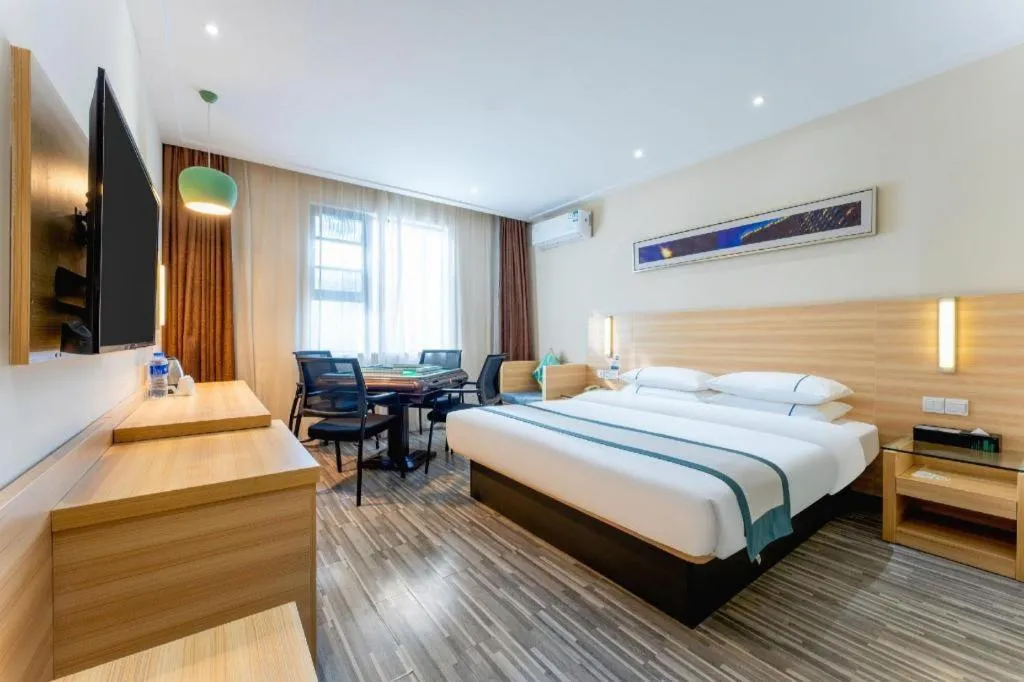 Bed in City Comfort Inn Suizhou Lieshan Avenue
