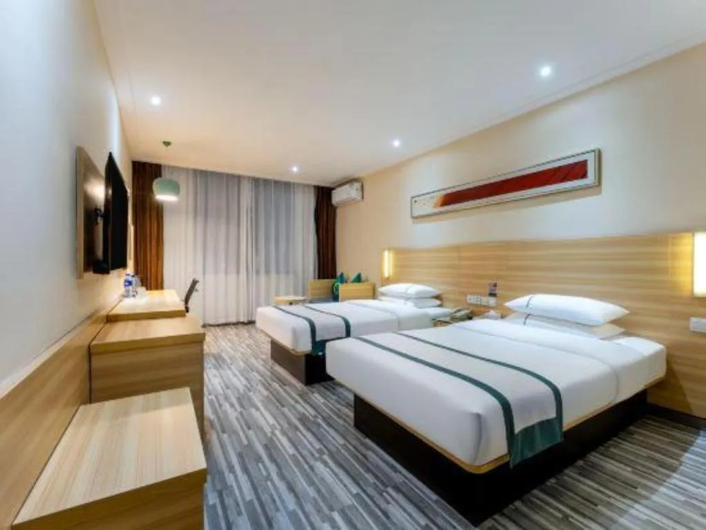Bed in City Comfort Inn Suizhou Lieshan Avenue