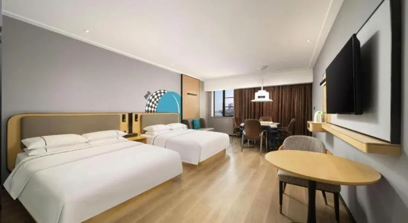 Bed in City Comfort Inn Huangshi Yangxin Mingyuewan Park