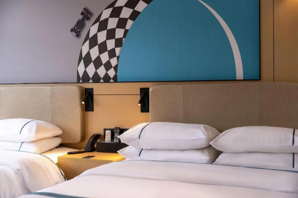 Bed in City Comfort Inn Changsha Yuelu Mountain Orange Island Head