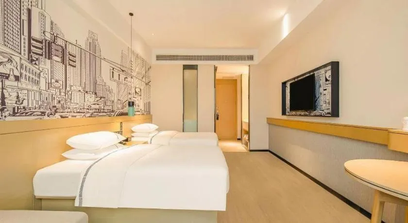 Bed in City Comfort Inn Zhaoqing Qixingyan Yihua Plaza Agile City