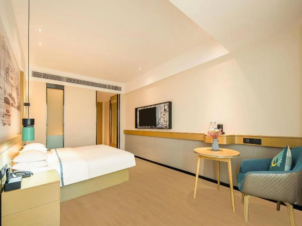 Bed in City Comfort Inn Zhaoqing Qixingyan Yihua Plaza Agile City