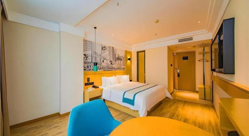 Bed in City Comfort Inn Guilin Yangshuo Shili Hualang Qianguqing