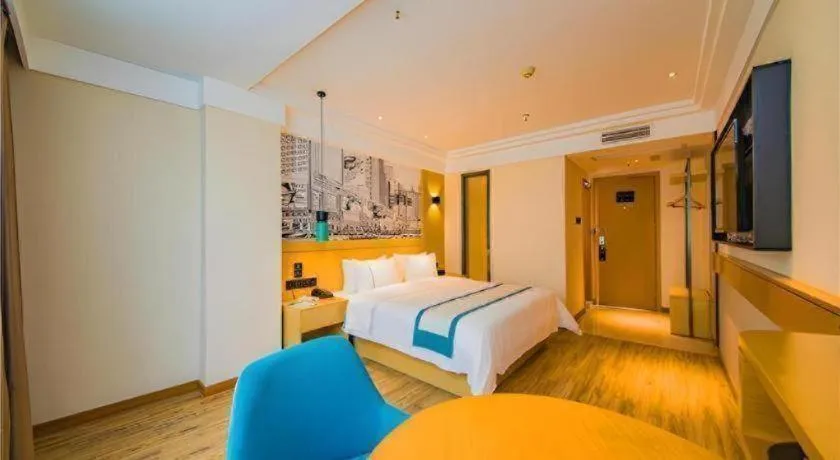 Bed in City Comfort Inn Guilin Yangshuo Shili Hualang Qianguqing