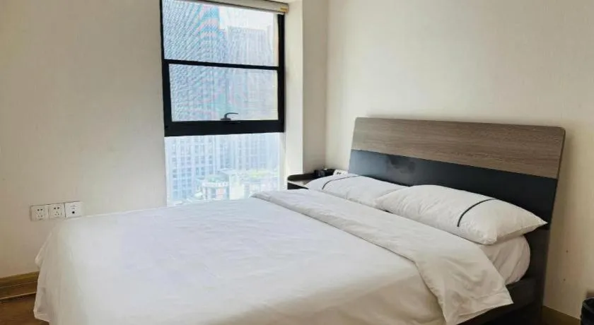 Bed in City Comfort Inn Wuhan International Expo Center Yongwang