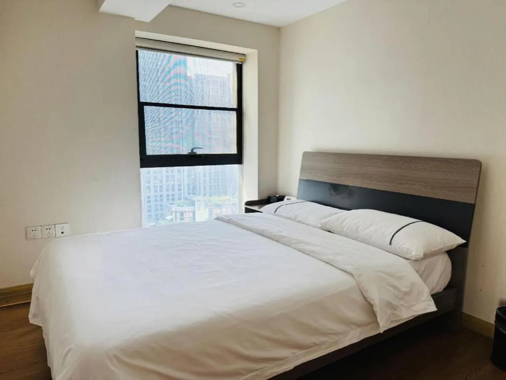 Bed in City Comfort Inn Wuhan International Expo Center Yongwang