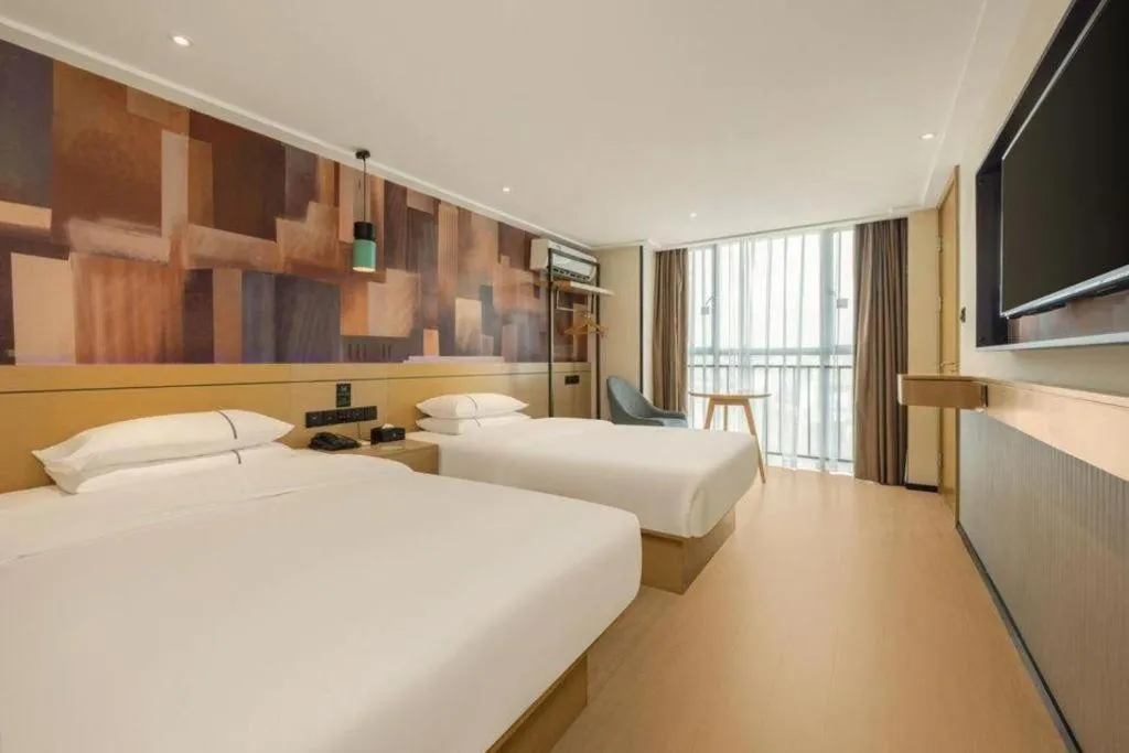 Bed in City Comfort Inn Nanning Xiangsi Lake Gaoxin Avenue