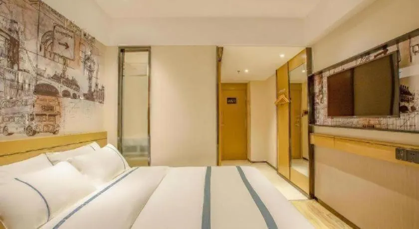 Bed in City Comfort Inn Nanning Xiangsi Lake Gaoxin Avenue