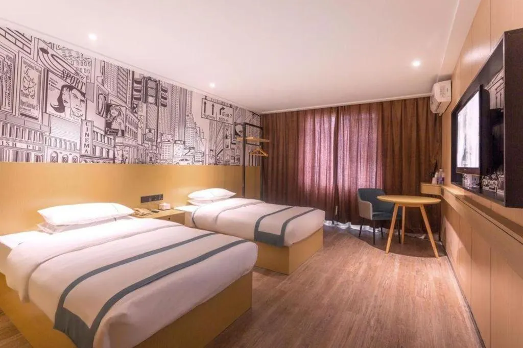 Bed in City Comfort Inn Nanning Jianzheng Road Food Street