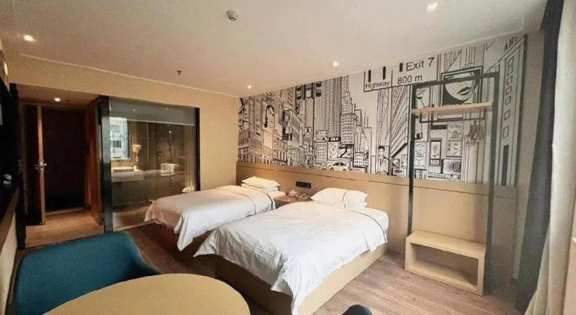 Bed in City Comfort Inn Nanning Jianzheng Road Food Street