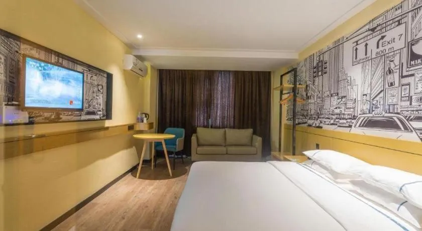 Bed in City Comfort Inn Nanning Jianzheng Road Food Street