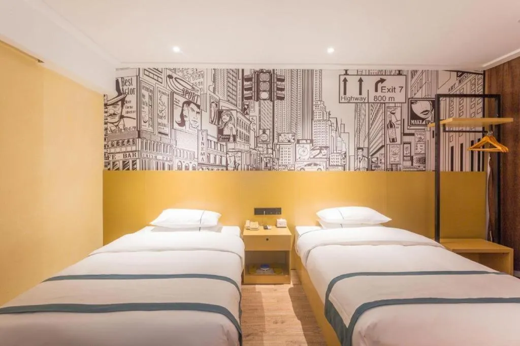 Bed in City Comfort Inn Nanning Jianzheng Road Food Street