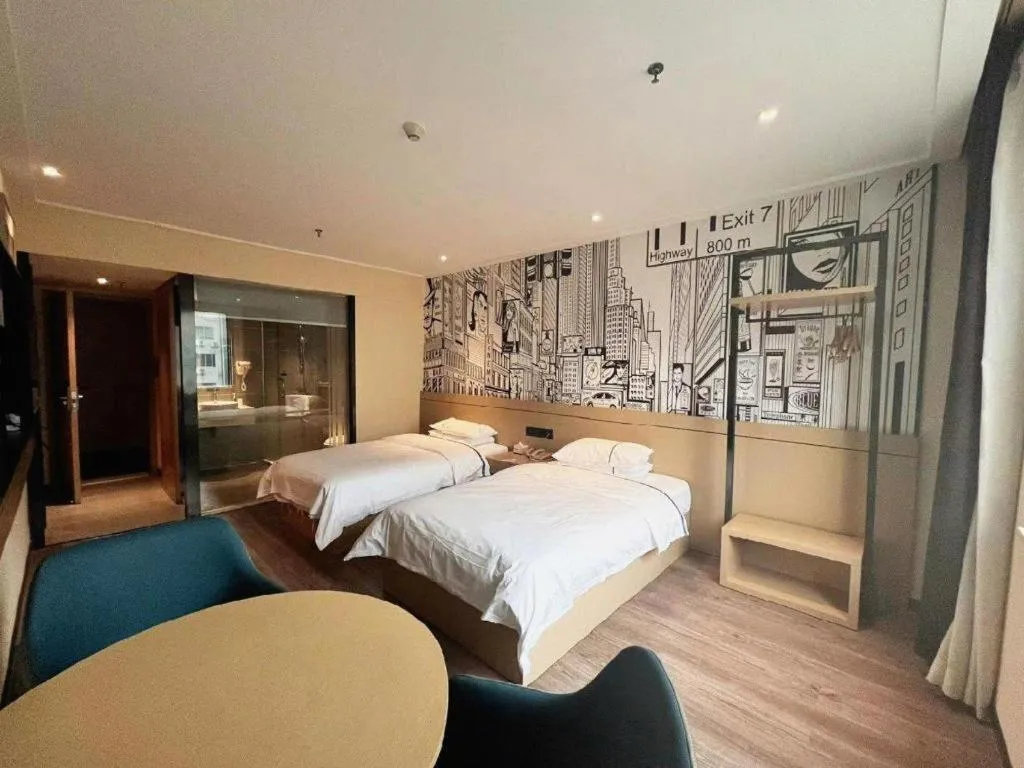 Bed in City Comfort Inn Nanning Jianzheng Road Food Street