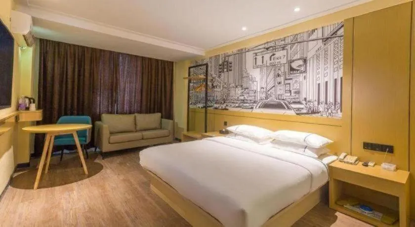 Bed in City Comfort Inn Nanning Jianzheng Road Food Street